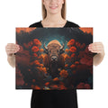 About my Brain Institute Wall Art 16″×20″ Buffalo Spirit Animal Canvas