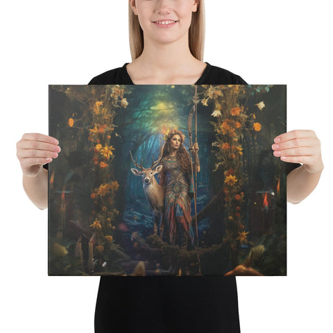 About my Brain Institute Wall Art 16″×20″ Diana Canvas