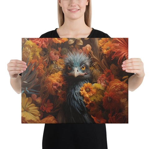 About my Brain Institute Wall Art 16″×20″ Emu Spirit Animal Canvas
