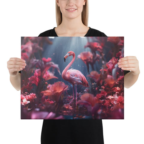 About my Brain Institute Wall Art 16″×20″ Flamingo Spirit Animal Canvas
