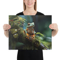 About my Brain Institute Wall Art 16″×20″ Frog Spirit Animal Canvas
