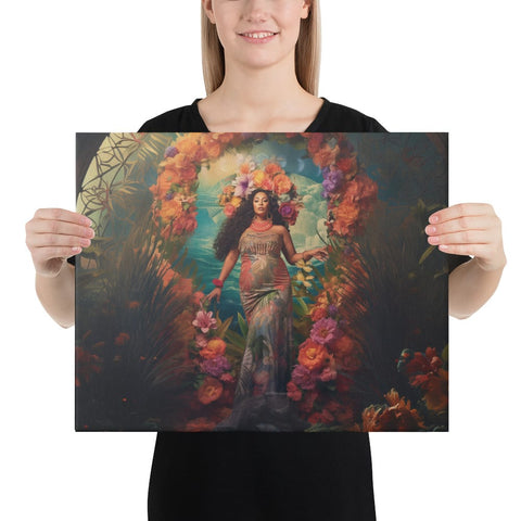 About my Brain Institute Wall Art 16″×20″ Hina Goddess Canvas