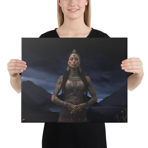 About my Brain Institute Wall Art 16″×20″ Hine-Nui-Te-Pō Goddess Canvas