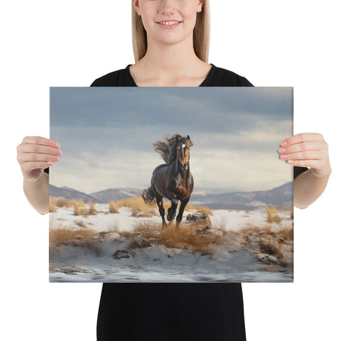 About my Brain Institute Wall Art 16″×20″ Horse Spirit Animal Canvas