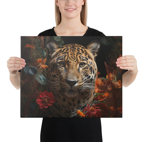 About my Brain Institute Wall Art 16″×20″ Jaguar Spirit Animal Canvas