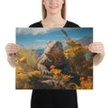 About my Brain Institute Wall Art 16″×20″ Komodo Dragon Spirit Animal Canvas