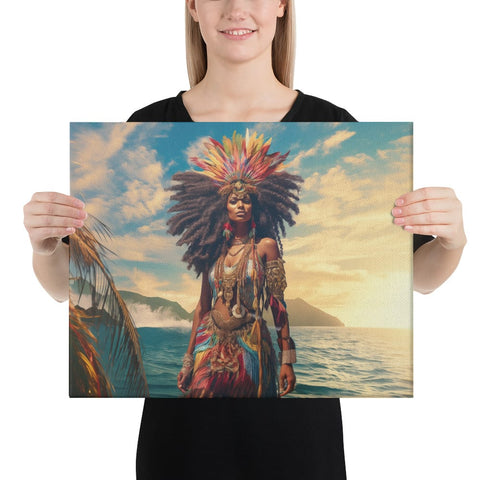 About my Brain Institute Wall Art 16″×20″ Lemanja Goddess Canvas
