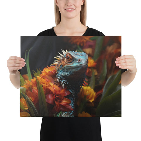 About my Brain Institute Wall Art 16″×20″ Lizard Spirit Animal Canvas