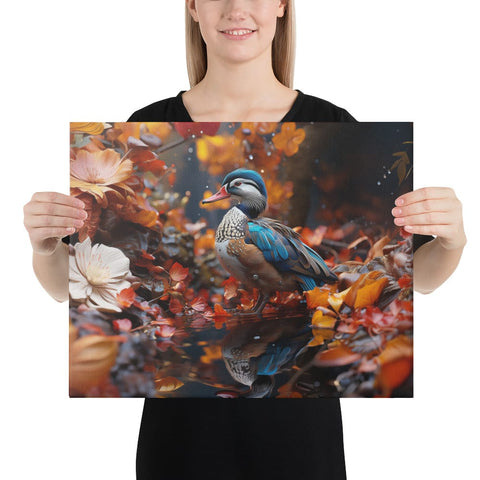 About my Brain Institute Wall Art 16″×20″ Mandarin Duck Spirit Animal Canvas