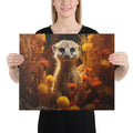 About my Brain Institute Wall Art 16″×20″ Meerkat Spirit Animal Canvas