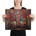 About my Brain Institute Wall Art 16″×20″ Mokosh Goddess Canvas