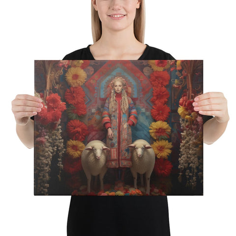 About my Brain Institute Wall Art 16″×20″ Mokosh Goddess Canvas