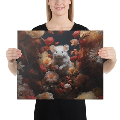 About my Brain Institute Wall Art 16″×20″ Mouse Spirit Animal Canvas