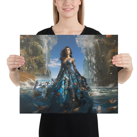 About my Brain Institute Wall Art 16″×20″ Nanshe Goddess Goddess Canvas