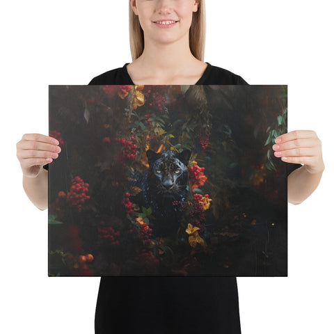 About my Brain Institute Wall Art 16″×20″ Panther Spirit Animal Canvas