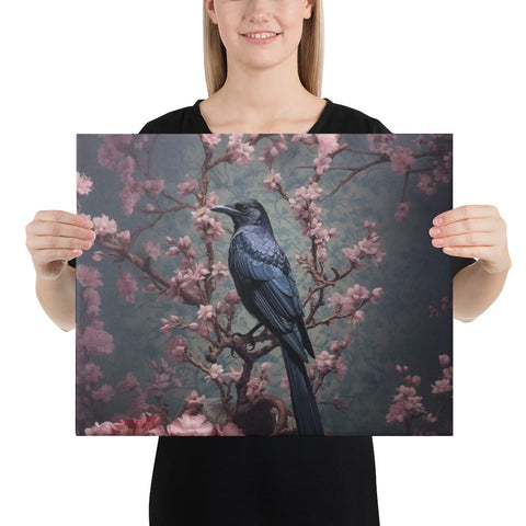 About my Brain Institute Wall Art 16″×20″ Raven Spirit Animal Canvas
