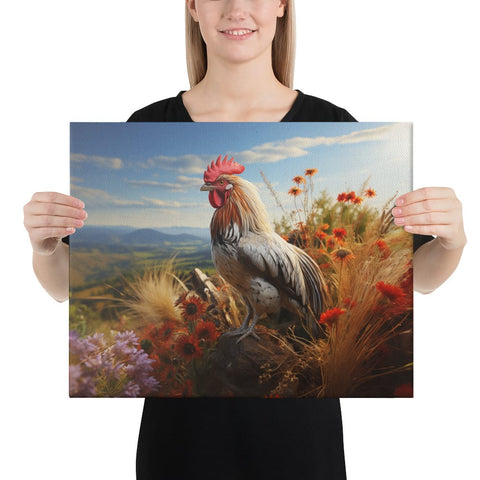 About my Brain Institute Wall Art 16″×20″ Rooster Spirit Animal Canvas
