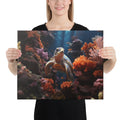 About my Brain Institute Wall Art 16″×20″ Sea Turtle Spirit Animal Canvas