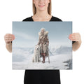 About my Brain Institute Wall Art 16″×20″ Skadi Goddess Canvas
