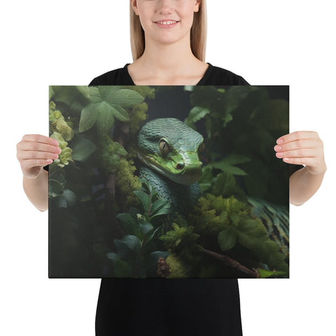About my Brain Institute Wall Art 16″×20″ Snake Spirit Animal Canvas