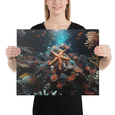 About my Brain Institute Wall Art 16″×20″ Starfish Spirit Animal Canvas