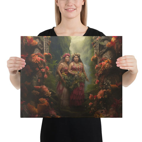 About my Brain Institute Wall Art 16″×20″ Taema & Tilafaiga Goddesses Canvas