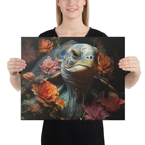About my Brain Institute Wall Art 16″×20″ Tortoise Spirit Animal Canvas