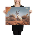 About my Brain Institute Wall Art 18″×24″ Arabian Oryx Spirit Animal Canvas