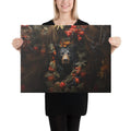 About my Brain Institute Wall Art 18″×24″ Black Bear Spirit Animal Canvas