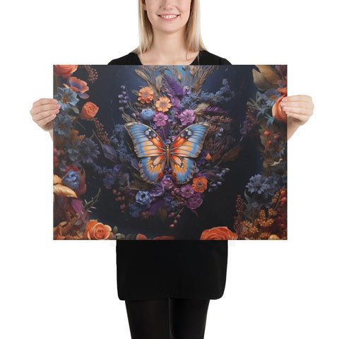 About my Brain Institute Wall Art 18″×24″ Butterfly Spirit Animal Canvas