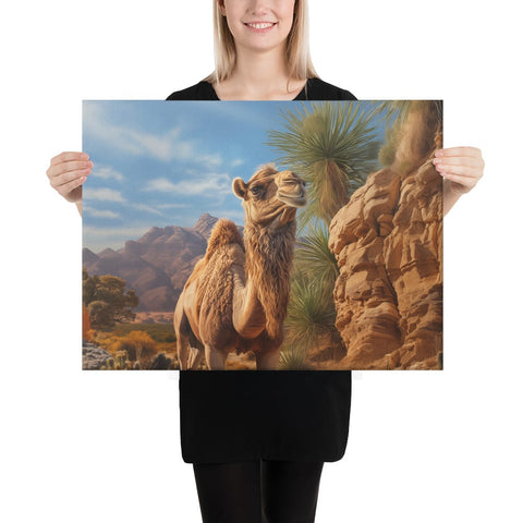 About my Brain Institute Wall Art 18″×24″ Camel Spirit Animal Canvas