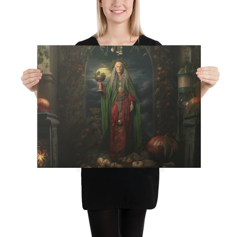 About my Brain Institute Wall Art 18″×24″ Cerridwen Goddess Canvas
