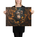 About my Brain Institute Wall Art 18″×24″ Chimpanzee Spirit Animal Canvas