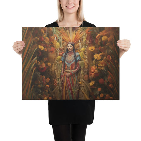 About my Brain Institute Wall Art 18″×24″ Corn Mother Canvas