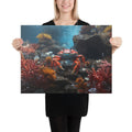 About my Brain Institute Wall Art 18″×24″ Crab Spirit Animal Canvas