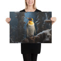 About my Brain Institute Wall Art 18″×24″ Emperor Penguin Spirit Animal Canvas