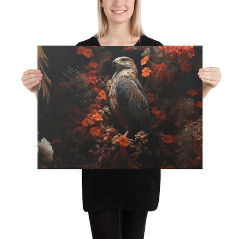About my Brain Institute Wall Art 18″×24″ Falcon Spirit Animal Canvas