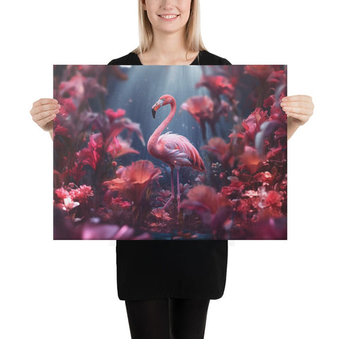 About my Brain Institute Wall Art 18″×24″ Flamingo Spirit Animal Canvas