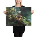 About my Brain Institute Wall Art 18″×24″ Frog Spirit Animal Canvas