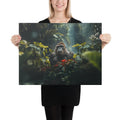 About my Brain Institute Wall Art 18″×24″ Gorilla Spirit Animal Canvas
