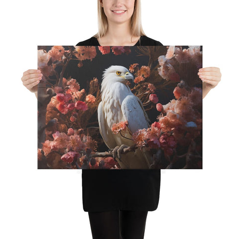 About my Brain Institute Wall Art 18″×24″ Hawk Spirit Animal Canvas