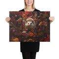 About my Brain Institute Wall Art 18″×24″ Hedgehog Spirit Animal Canvas