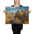 About my Brain Institute Wall Art 18″×24″ Komodo Dragon Spirit Animal Canvas