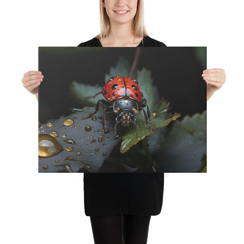 About my Brain Institute Wall Art 18″×24″ Ladybug Spirit Animal Canvas