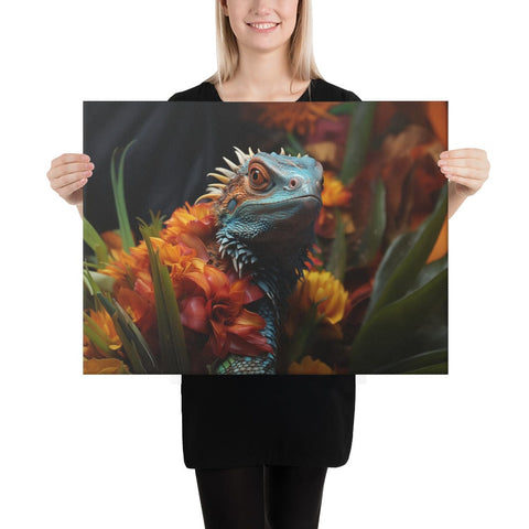 About my Brain Institute Wall Art 18″×24″ Lizard Spirit Animal Canvas
