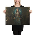 About my Brain Institute Wall Art 18″×24″ Mama Quilla Goddess Canvas
