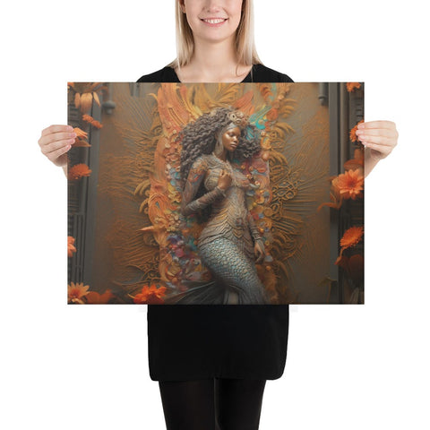 About my Brain Institute Wall Art 18″×24″ Mami Wata Goddess Canvas