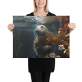About my Brain Institute Wall Art 18″×24″ Manatee Spirit Animal Canvas