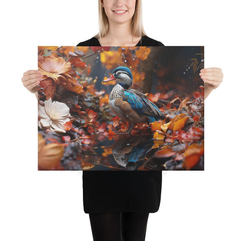 About my Brain Institute Wall Art 18″×24″ Mandarin Duck Spirit Animal Canvas