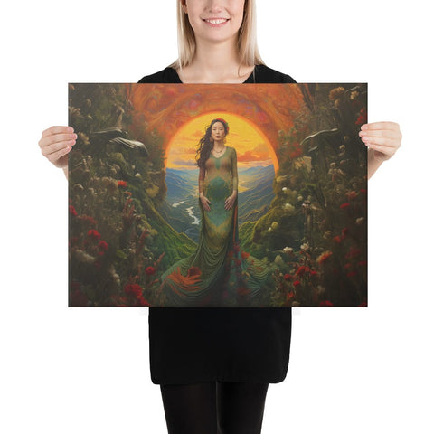 About my Brain Institute Wall Art 18″×24″ Mau Thuong Ngan Goddess Canvas